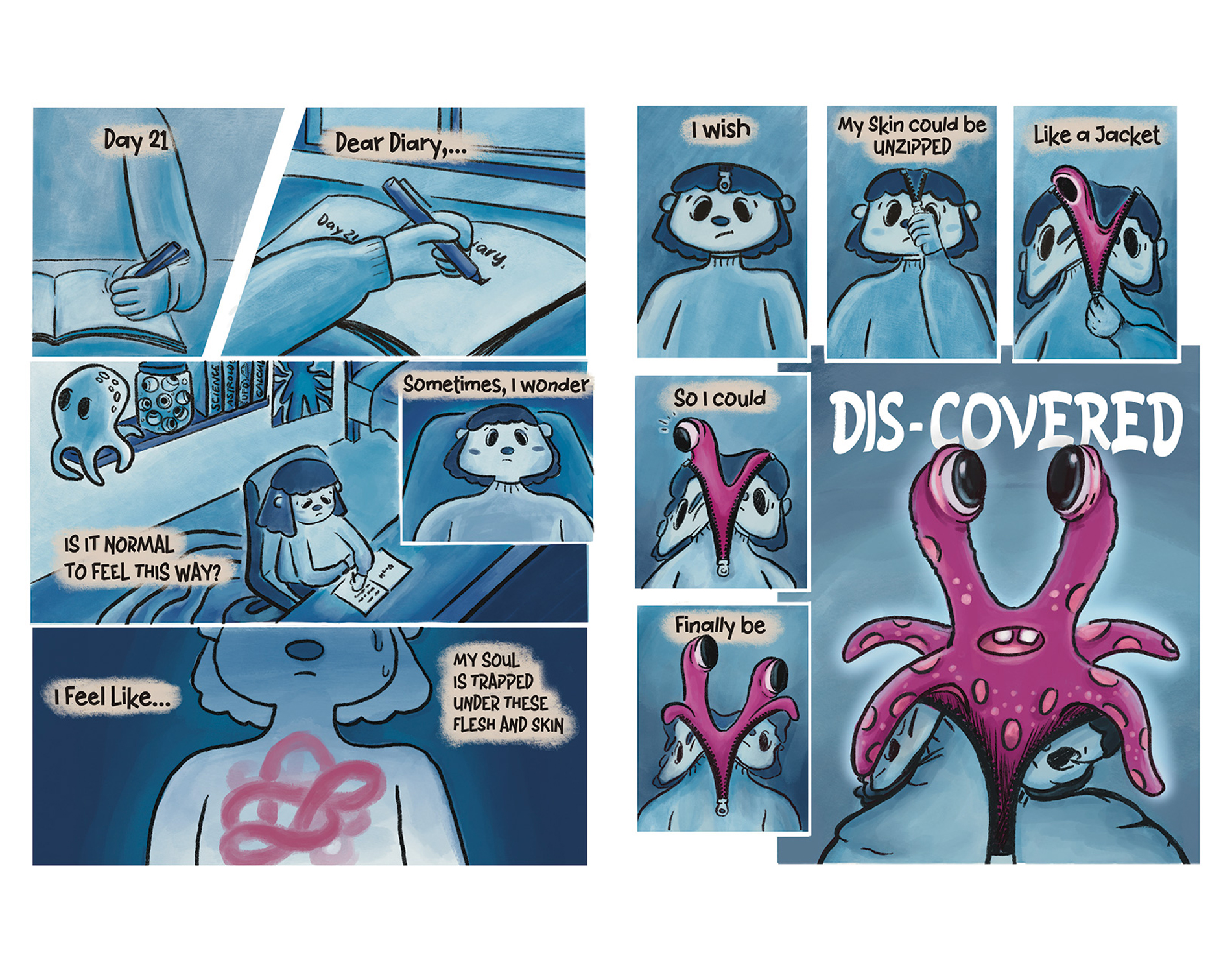 Graphic Novel One Spread